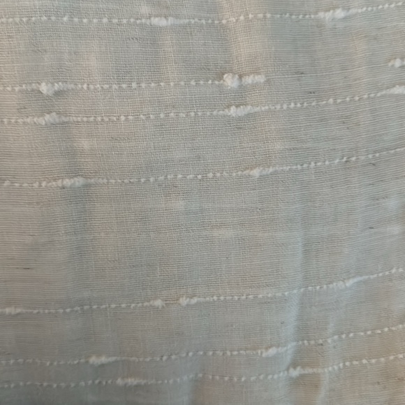 Clean Window Textured Slub Stripe Anti-Dust Allergy/Pet Friendly Sheer Curtains - Picture 6 of 6